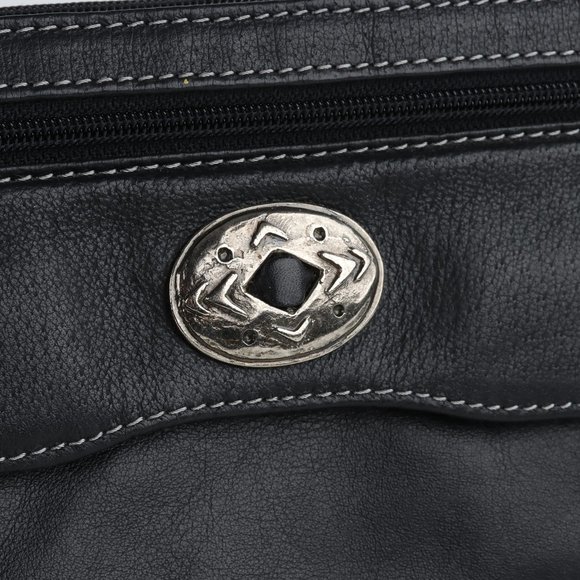 Scully Leather Personal Clutch Black Leather - Picture 7 of 12